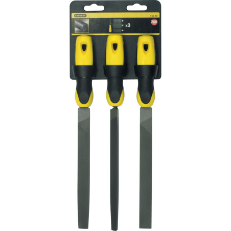 Slipa 3 st stycken filar (platt, halvrund, fyrkantig) 200 mm | HandlaSmidigt.se