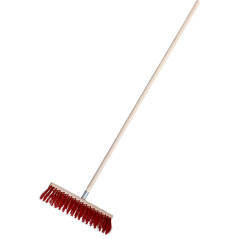Gatuborste 400mm bred med skaft 130cm