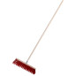 Gatuborste 400mm bred med skaft 130cm