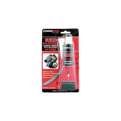 Silikonförsegling från -60 till 300 grader Celsius röd 85g (röd silikon)