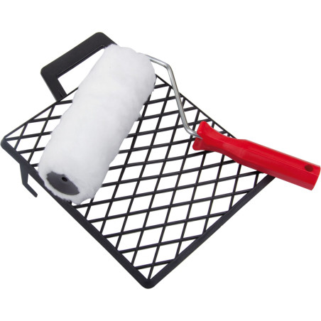 Pälsrulle 100 mm med galler