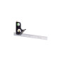 Universell vinkelhake 300mm/12', metallkropp med vattenpass Universell vinkelhake 300mm/12', metallkropp med vattenpass