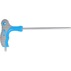 Insexnyckel med soft touch-handtag, T, 5 mm, kromvanadinstål