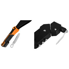 Nitpistol för stål- och aluminiumnit 2,4/3,2/4,0/4,8 mm, flerpositionerad