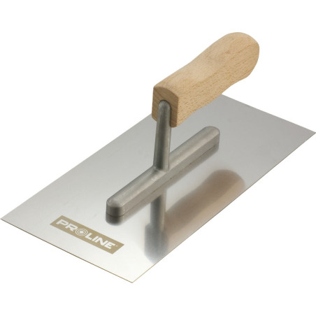 Rostfritt stål 580*130mm slät handtag trähandtag proline