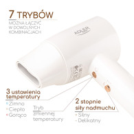 AD 2272 Suszarka do włosów z wyś. led - superspeed