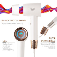 AD 2272 Hårtork med LED-display - superspeed