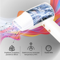 AD 2272 Hårtork med LED-display - superspeed