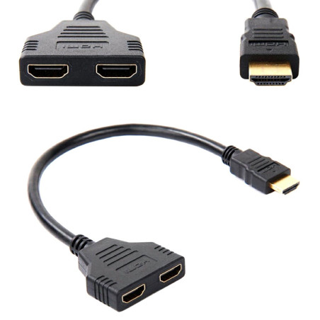 AK316 HDMI-splitter med 2 portar full HD