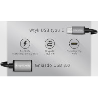 Adapter USB 3.0 A till USB typ C OTG Kruger&Matz Basic