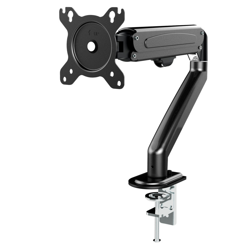 Monitorfäste Maclean, gasfjäder, 13'-27', 8 kg, svart, MC-860N