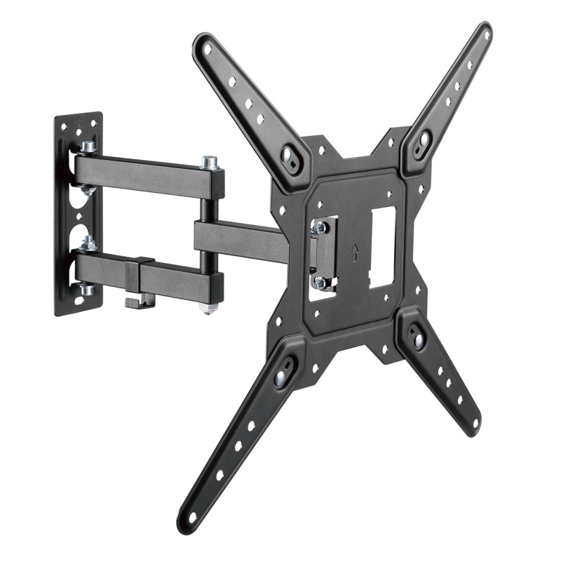 Fäste för TV eller monitor från Maclean, universell, max VESA 400x400, 23-55 tum, 30 kg, svart, MC-701N.