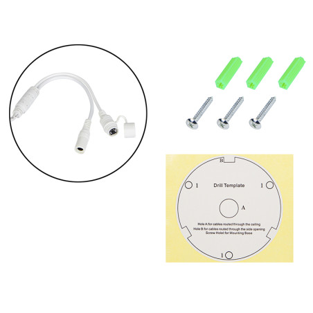 77-799- WiFi-kamera, blå, 5 MP, 2,8 mm, bl-w5k28bwp.