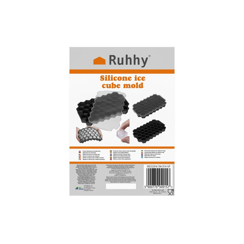 Silikonform för isbitar Ruhhy 23228