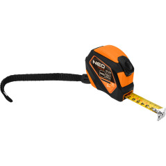 Måttband av stål, 3 m x 16 mm, självlåsande, stoppknapp, magnet | HandlaSmidigt.se
