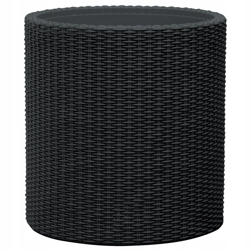 Donica okrągła LARGE CYLINDER PLANTER antracyt Donica okrągła LARGE CYLINDER PLANTER antracyt