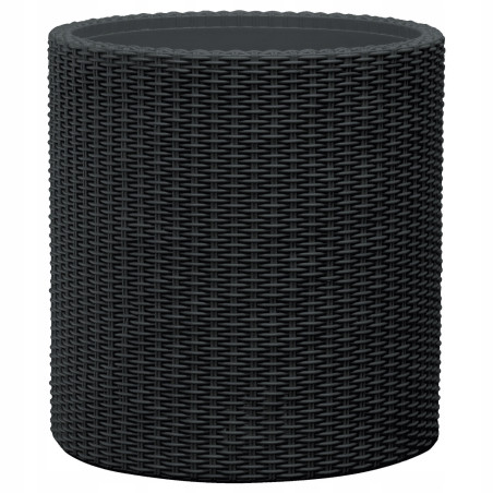 Rund kruka LARGE CYLINDER PLANTER antracit