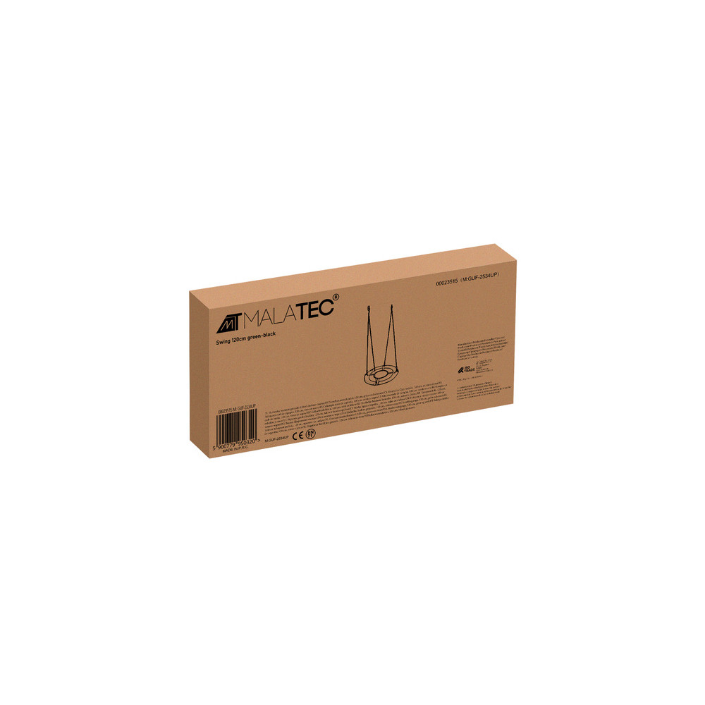 Gungstol storkbo 120cm svart-vit 23515