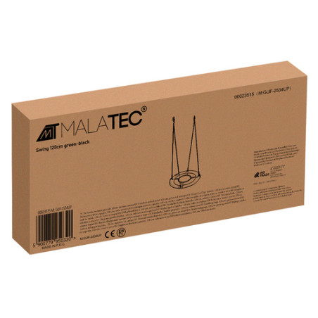 Gungstol storkbo 120cm svart-vit 23515