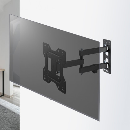 Fäste för TV eller monitor Maclean, universellt, max VESA 200x200, 23-43 tum, 30 kg, svart, MC-700N.