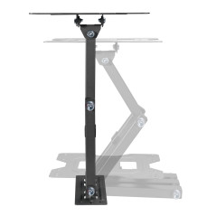 Fäste för TV eller monitor Maclean, universellt, max VESA 200x200, 23-43 tum, 30 kg, svart, MC-700N. | HandlaSmidigt.se