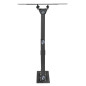 Fäste för TV eller monitor Maclean, universellt, max VESA 200x200, 23-43 tum, 30 kg, svart, MC-700N.