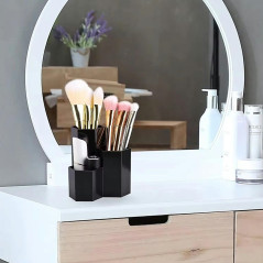 AG605I Sminkborstebehållare - svart