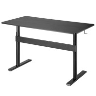 Skrivbord med bordsskiva 140x68cm Ergo Office, gasfjäder, höjdjustering, för sittande/stående arbete, max höjd 115cm, ER.