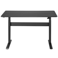 Skrivbord med bordsskiva 140x68cm Ergo Office, gasfjäder, höjdjustering, för sittande/stående arbete, max höjd 115cm, ER.