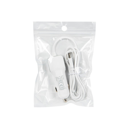 75-729- Bil laddare USB-C-kabel + USB-A-uttag 5V 2.1A 12V-24V D21C