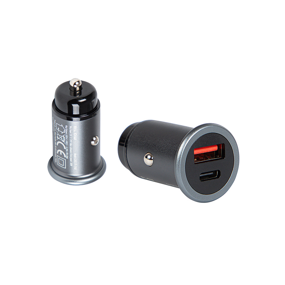 75-726- Ładowarka samochodowa  2x usb-a+usb-c 30w g30c