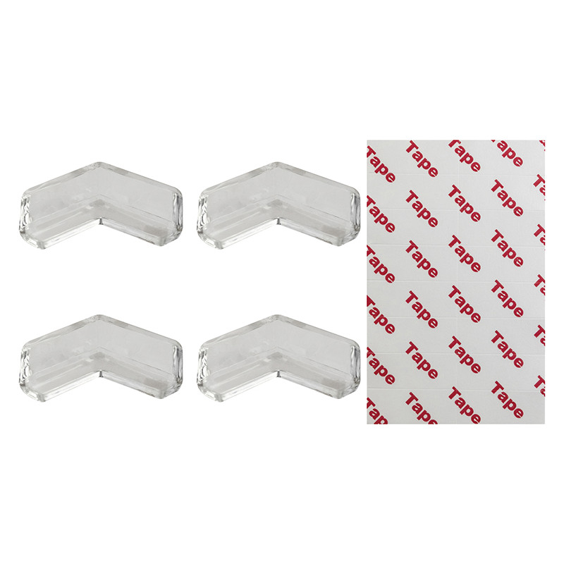 69-032 - Hörnskydd 4 st platta genomskinliga