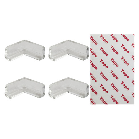 69-032 - Hörnskydd 4 st platta genomskinliga