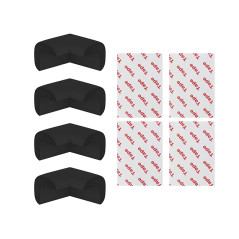 69-033 - Hörnskydd 4 st svarta