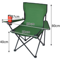Fiskarstol grön K23676