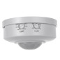 Rörelsedetektor PIR Maclean, räckvidd 6m, takmonterad, max belastning 1200W, IP20, MCE314 W