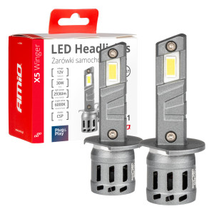 Bil-LED-lampor X5 Winger-serien H1 6000K Canbus AMIO-03943