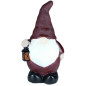ZD119A Solcellslampa tomte 43cm
