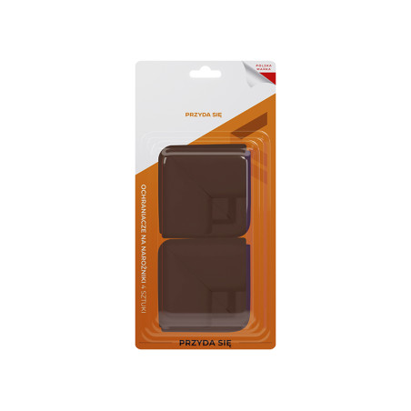 69-035 - Hörnskydd 4 st. bruna