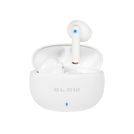 32-824- Hörlurar blå öronproppar enc vit