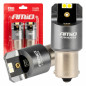 LED-lampor Canbus Pro-serien BA15s P21W 4x3030 SMD vita 12V 24V amio-03583