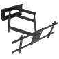 Fäste för Maclean TV, max VESA 800x400, 37-85 tum, 55 kg, lång arm 915 mm, MC-986