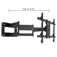 Fäste för Maclean TV, max VESA 800x400, 37-85 tum, 55 kg, lång arm 915 mm, MC-986 | HandlaSmidigt.se