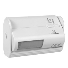 Trådlös ingångssignal Maclean, PIR-sensor, räckvidd 8m, strömförsörjning 9V DC-batteri, volym över 70dB, MCE311 W. |…