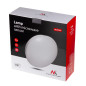 Taklampa 1xE27 med Maclean-sensor, mikrovågssensor, PMMA-skärm, maxbelastning 25W, IP20, MCE309