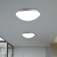 Taklampa 1xE27 med Maclean-sensor, mikrovågssensor, PMMA-skärm, maxbelastning 25W, IP20, MCE309 | HandlaSmidigt.se