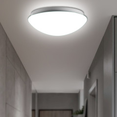 Taklampa 1xE27 med Maclean-sensor, mikrovågssensor, PMMA-skärm, maxbelastning 25W, IP20, MCE309 | HandlaSmidigt.se