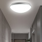 Taklampa 1xE27 med Maclean-sensor, mikrovågssensor, PMMA-skärm, maxbelastning 25W, IP20, MCE309