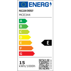 LED-lampa med rörelsesensor från Maclean, PIR-rörelsessensor, vit färg, 15W, IP65, 1560lm, neutral vit färgtemperatur (4000K)…