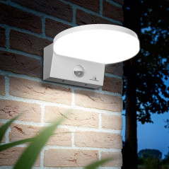 LED-lampa med rörelsesensor från Maclean, PIR-rörelsessensor, vit färg, 15W, IP65, 1560lm, neutral vit färgtemperatur (4000K)…